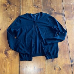 August Silk black sweater